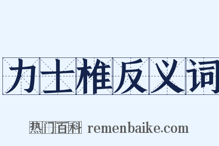 力士椎反义词是什么意思的图片